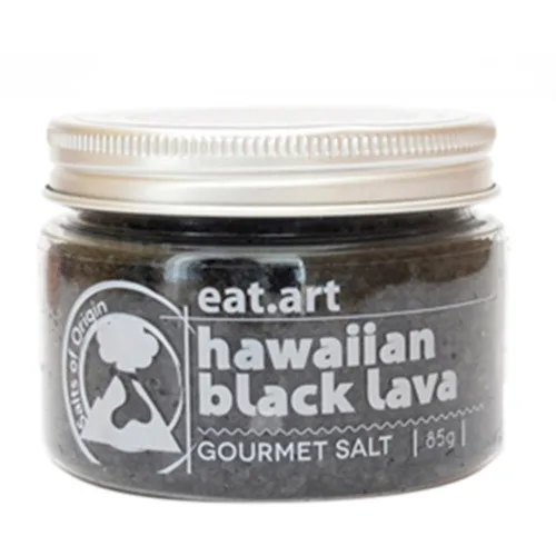 Sal Negro Black Lava Havaí Eat Art - EAT ART