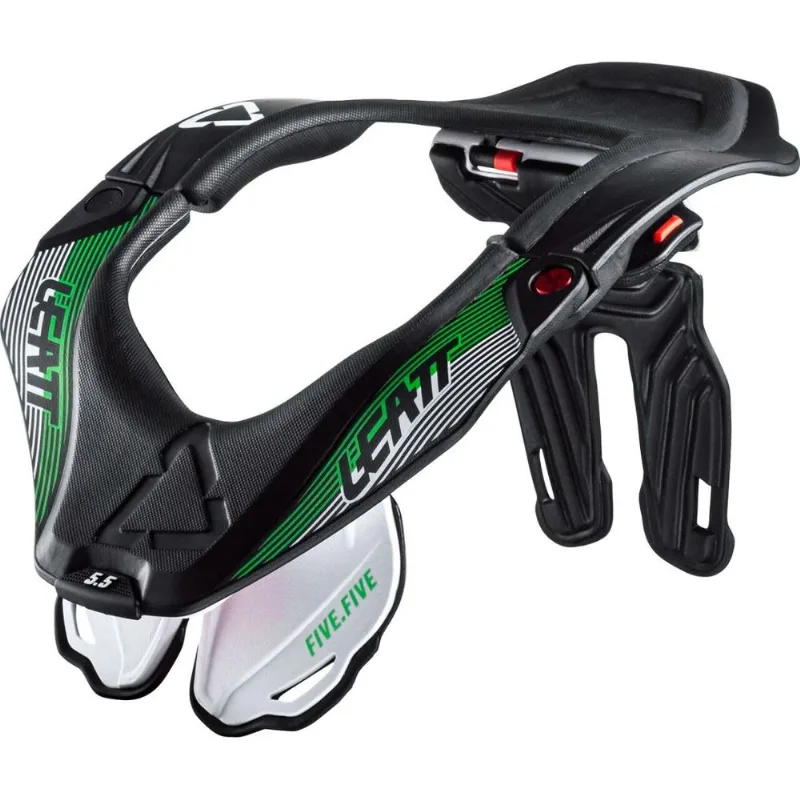 Protetor De Pescoço Leatt Brace 5.5 - Preto/verde (neck Brace)