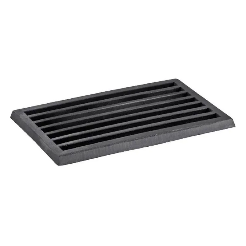 Grelha Vazada Para Cinzeiro 93394lb Para Fogão A Lenha Ferro Fundido 15x22cm Preto Libaneza