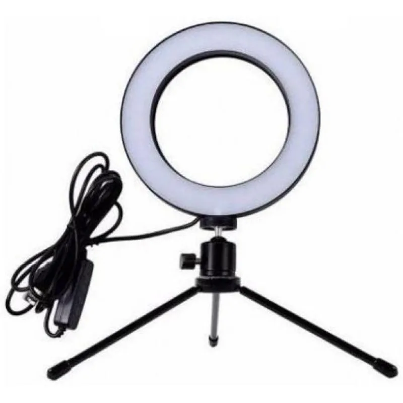 Iluminador Ring Light Selfie De Led - 6 Polegadas