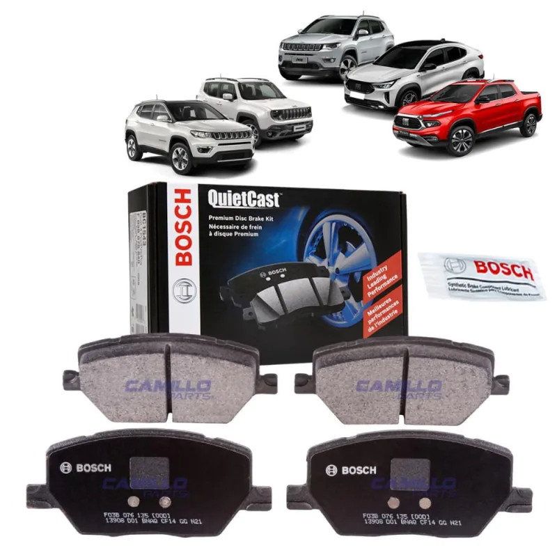 Pastilha de Freio Dianteira Bosch Compass Renegade Commander - Bosch