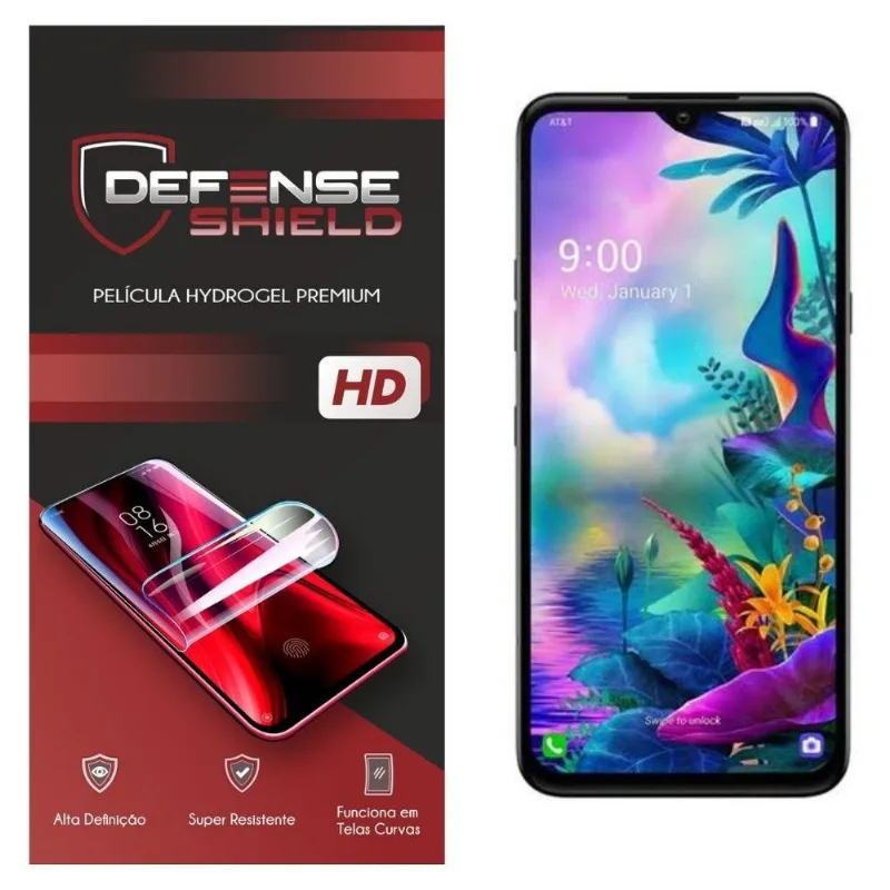 Pelicula Hydrogel Premium Para Lg G8x Proteção Frontal + Verso Defense Shield