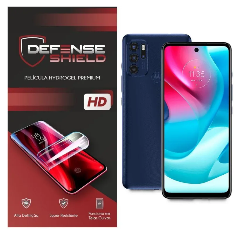 Pelicula Hydrogel Premium Proteção Frente + Verso Para Moto G60s Defense Shield