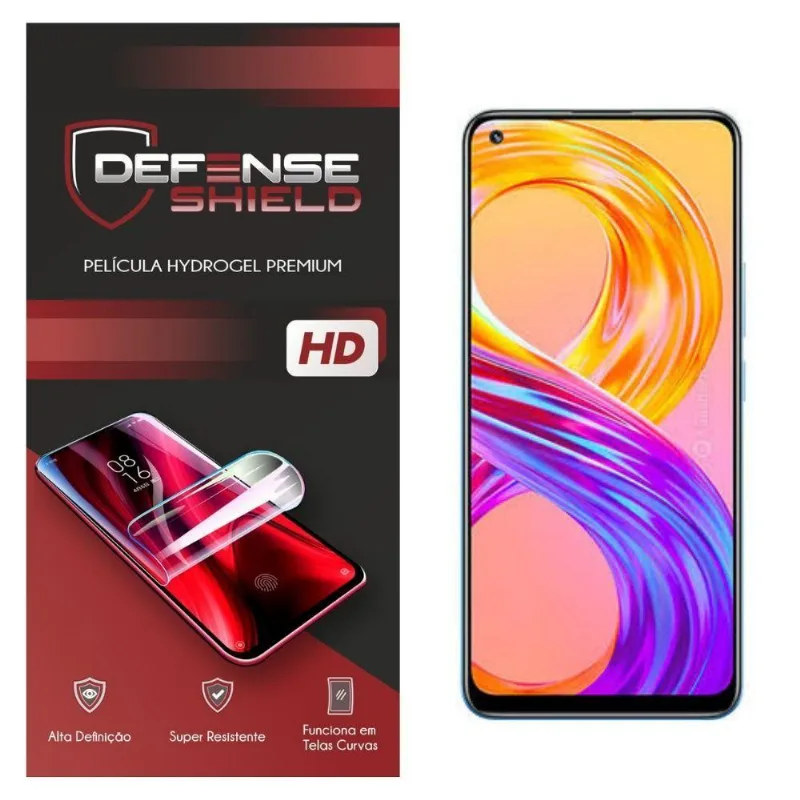 Pelicula Hydrogel Premium Proteção Frente + Verso Para Realme 8 Pro Defense Shield