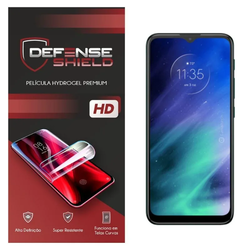 Pelicula Hydrogel Premium Proteção Frente + Verso Para Moto One Fusion Defense Shield