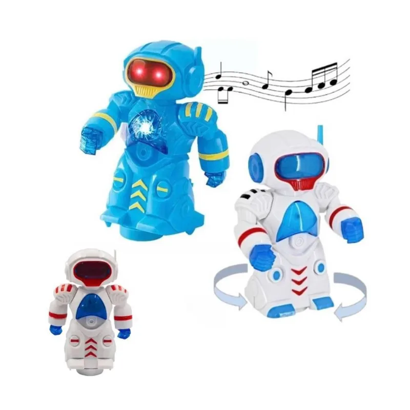 Robô De Brinquedo Infantil Sistema Bate E Volta Luz E Som