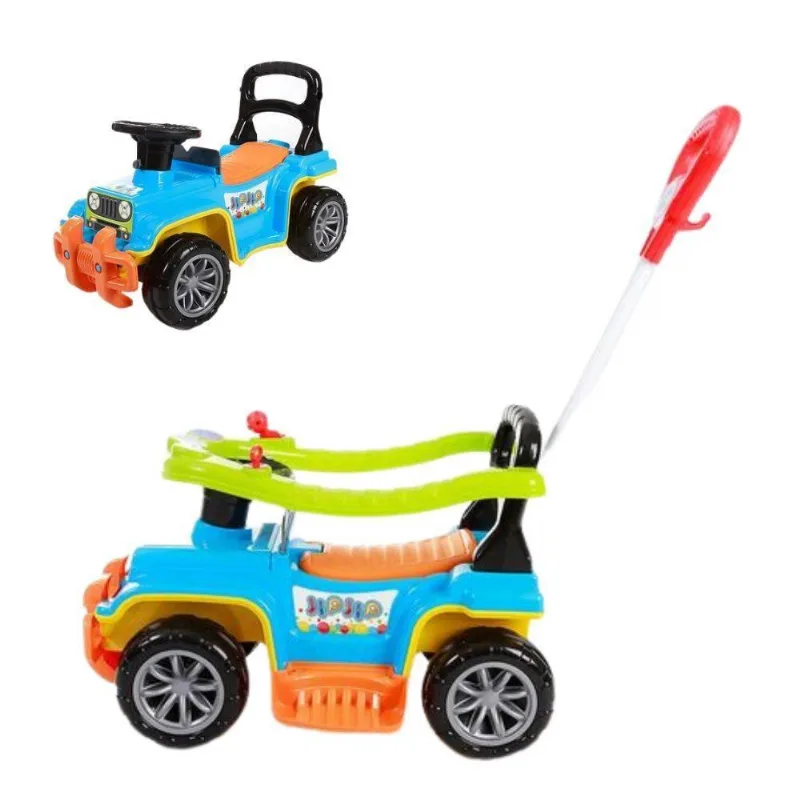 Carrinho De Brinquedo Jip Jip Infantil Empurrador Colorido