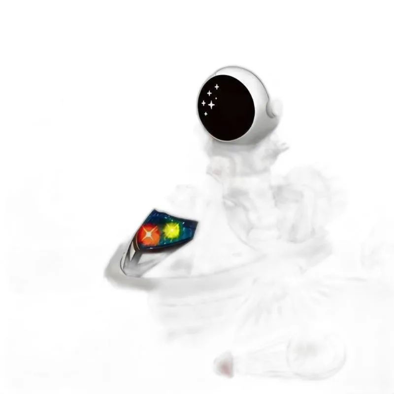 Lancha Espacial Branca Brinquedo Infantil Astronauta