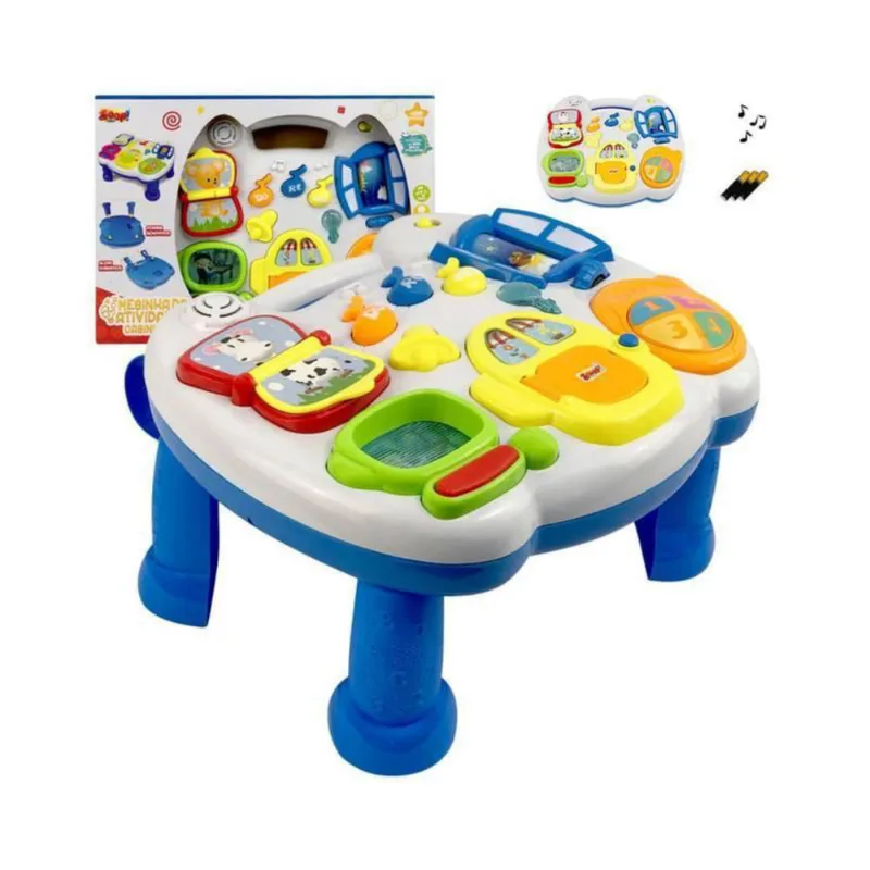 Mesinha De Atividades Infantil Interativa Com Luz E Som