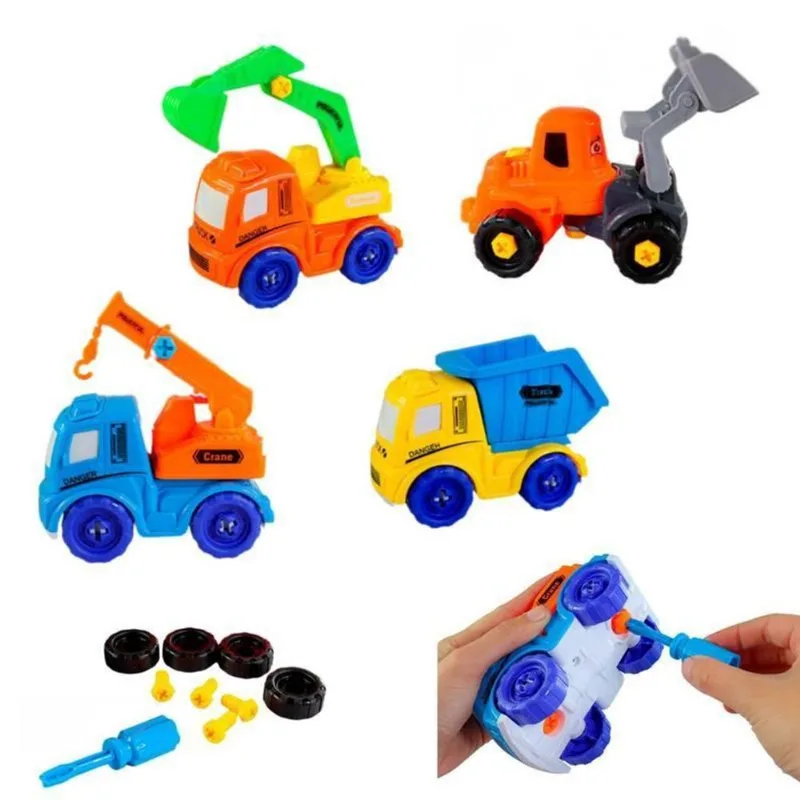 Carrinho Monta E Desmonta Com Ferramenta Brinquedo Infantil