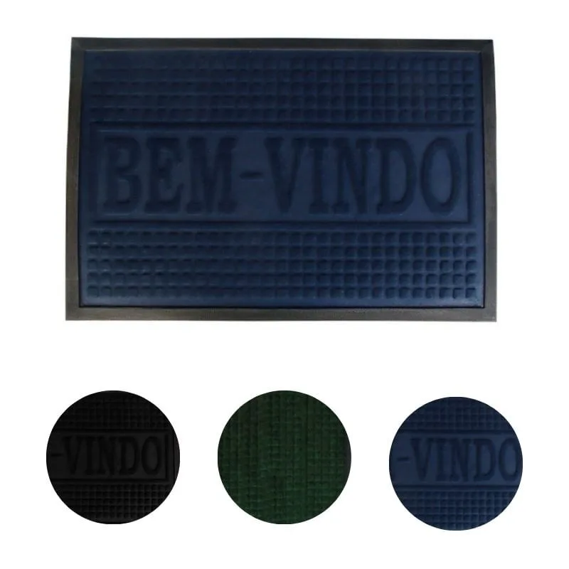 Tapete Capacho para Porta 40cm x 60cm Comércio e Residências - CLEAN TECH