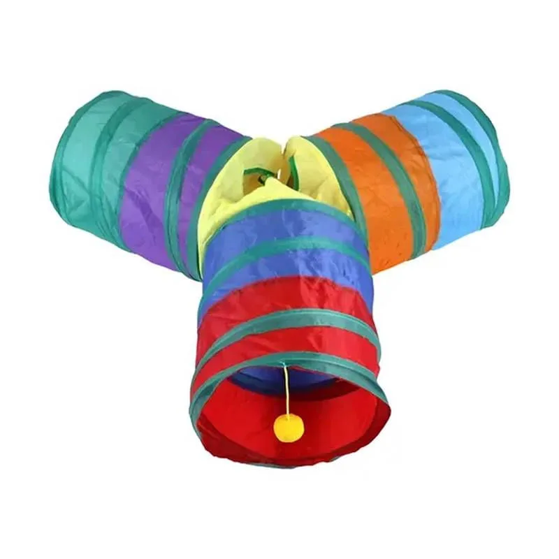 Túnel em Y para Gato Labirinto Interativo Brinquedo Pet - Napi