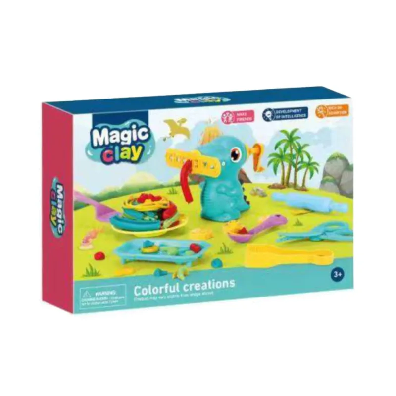 Kit Massinha de Modelar Infantil com Molde e Acessórios - DDG TOYS