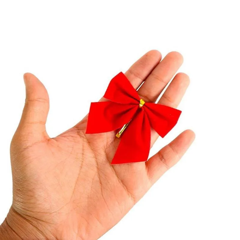 Kit 240 Laços De Tecido Decoração Árvore De Natal Lacinho