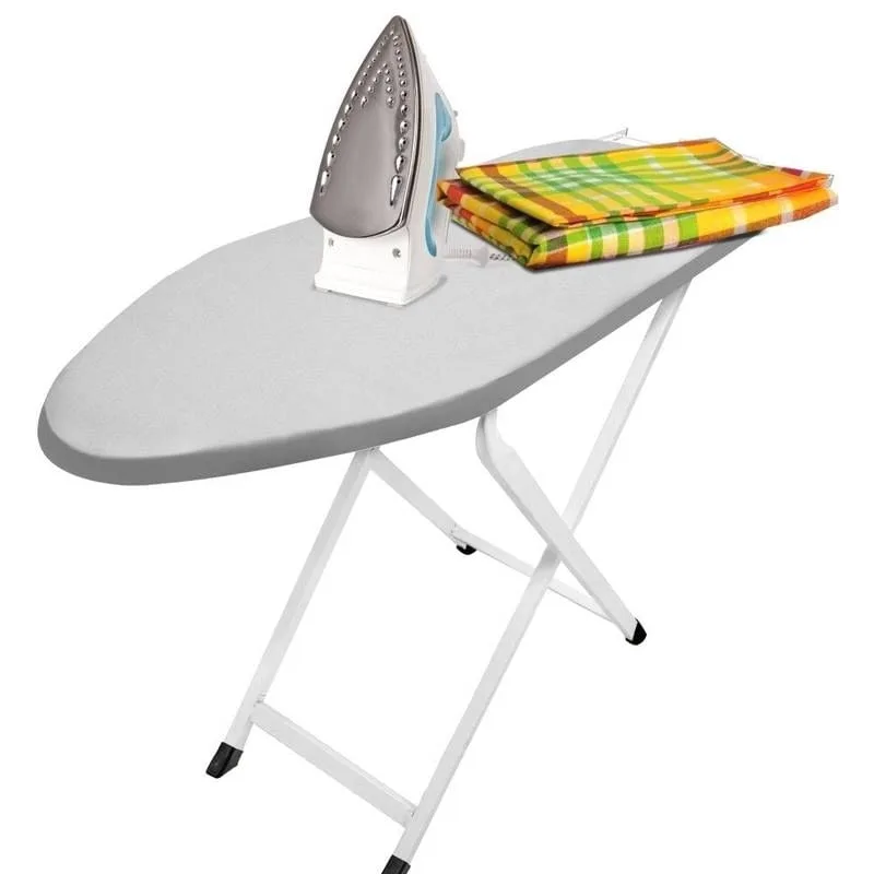 Forro para Tábua de Passar Roupas Cinza 110X35cm Térmico - Vida Pratika
