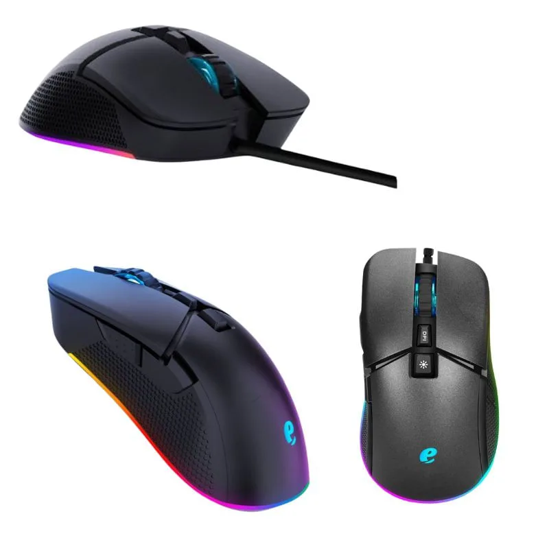 Mouse Óptico ACER Com Fio USB Preto 7200 DPI 07 Botões LED - ACER