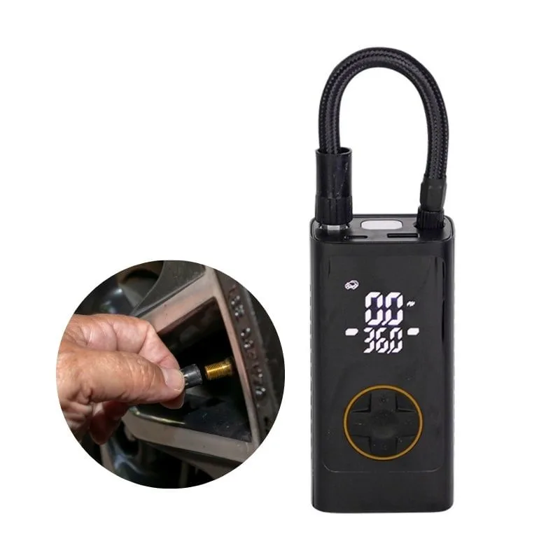 Mini Compressor Bomba de Ar Digital Pneus Bolas Infláveis - STAROOLS