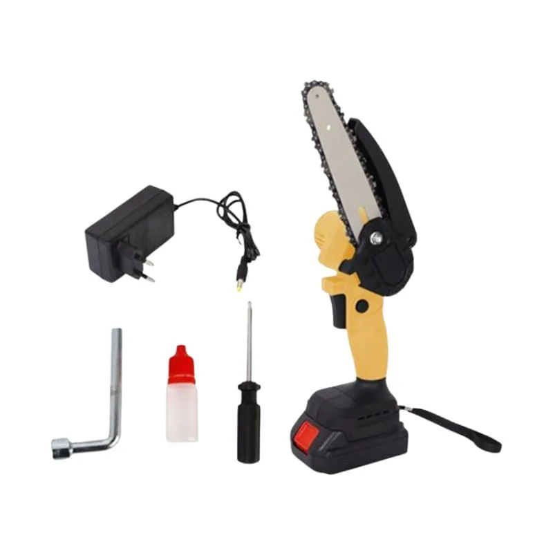 Mini Motosserra Elétrica 6'' Bateria 21v Recarregável Bivolt - STARTOOLS