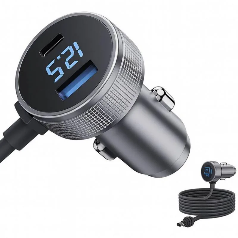 Cabo Carregador Veicular Adaptador 3 Em 1 Starlink Mini Display Digital PD QC 3.0 2m - OUTRAS