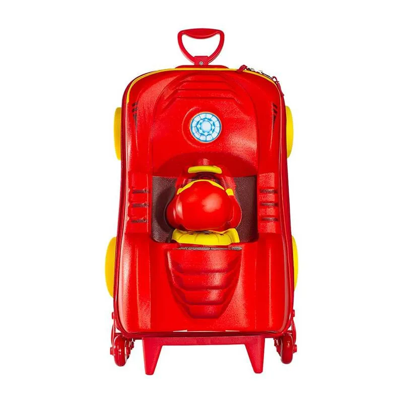 Mala de Viagem Infantil Com Rodinha Homem de Ferro 3D - MAX TOY