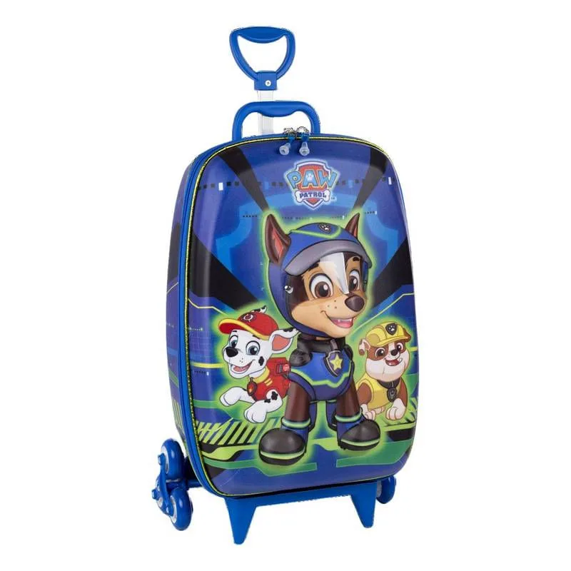 Mala de Viagem Infantil Com Rodinha Harry Patrulha Canina 3D - MAX TOY