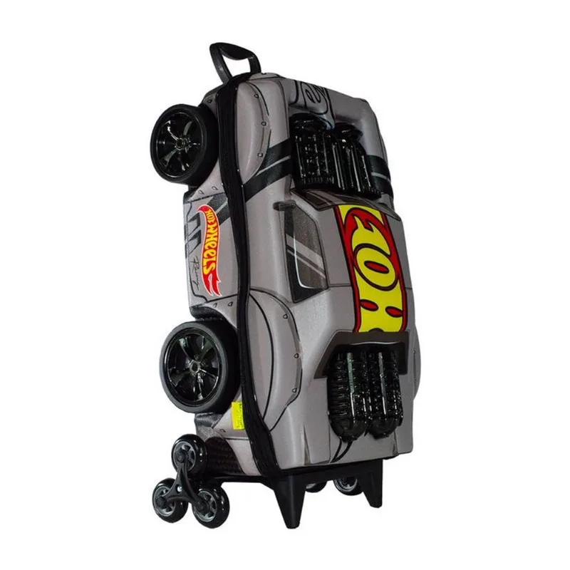 Mala de Viagem Infantil Com Rodinha Hot Wheels Night Shifter - MAX TOY