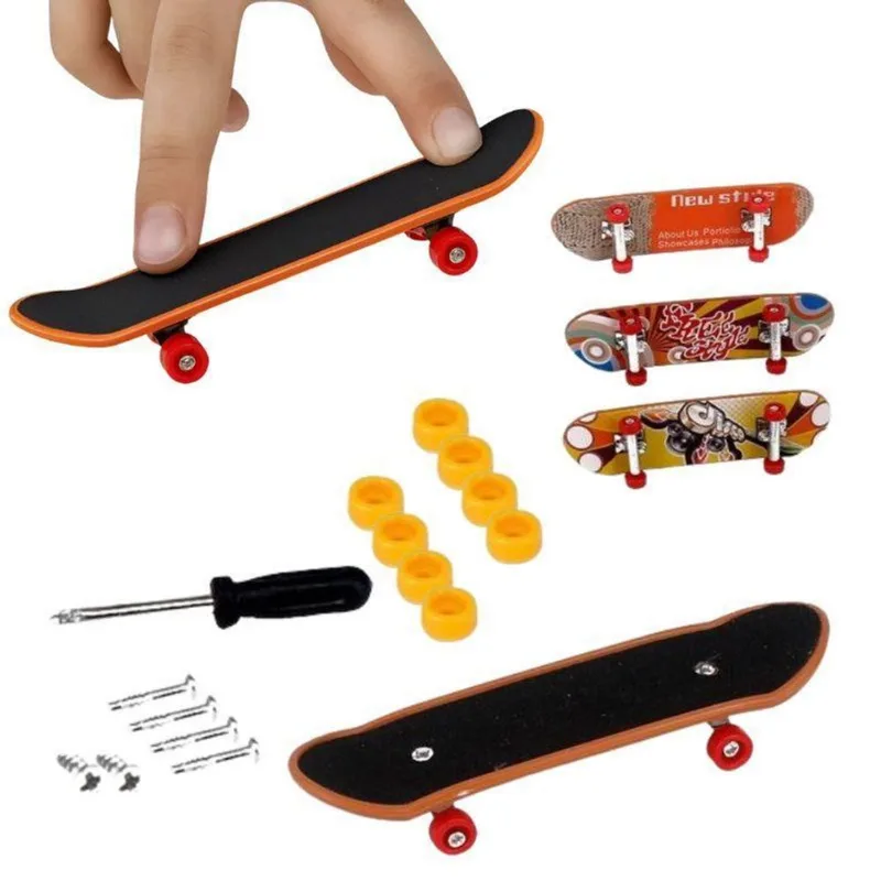 Skate De Dedo Com Rodinhas Extras Simule Manobras Radicais