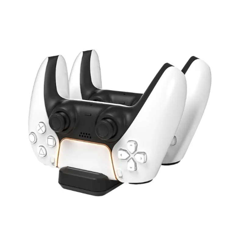 Base de Carregamento para 02 Controles PS5 Dual Sense USB - Genérico