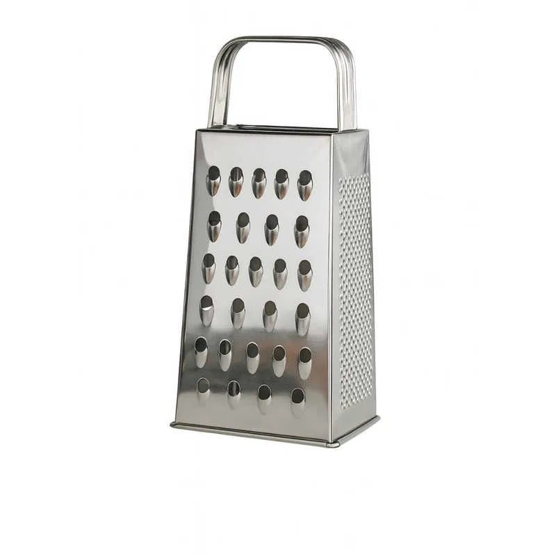 Ralador Aço Inox 23cm Quatro Faces Queijo Chocolate Fatiador - THIKA