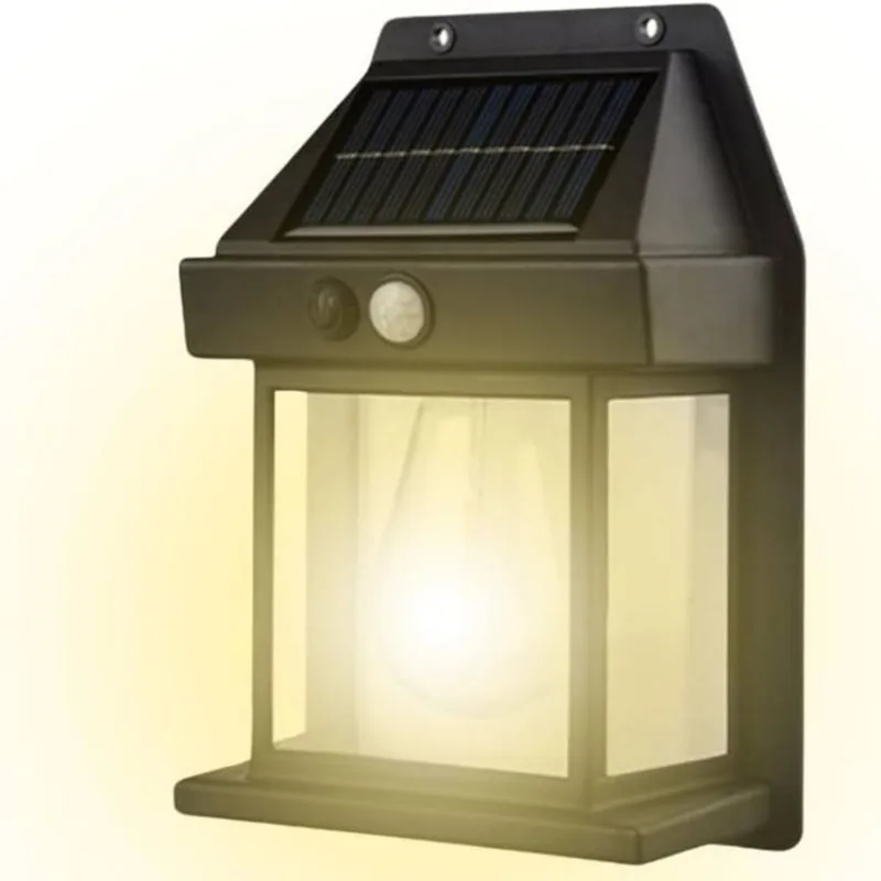 Kit 3 Luminária Solar Externa Potente Arandela Energia Solar - wall lamp