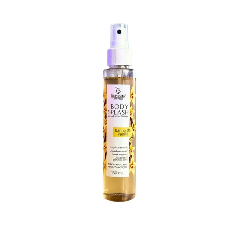 Kit 02 Body Splash Corporal Aroma Vanilla Baunilha 130ml