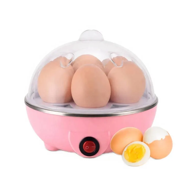 Mini Panela Rosa 110v Cozinhar Ovos e Alimentos no Vapor - B2