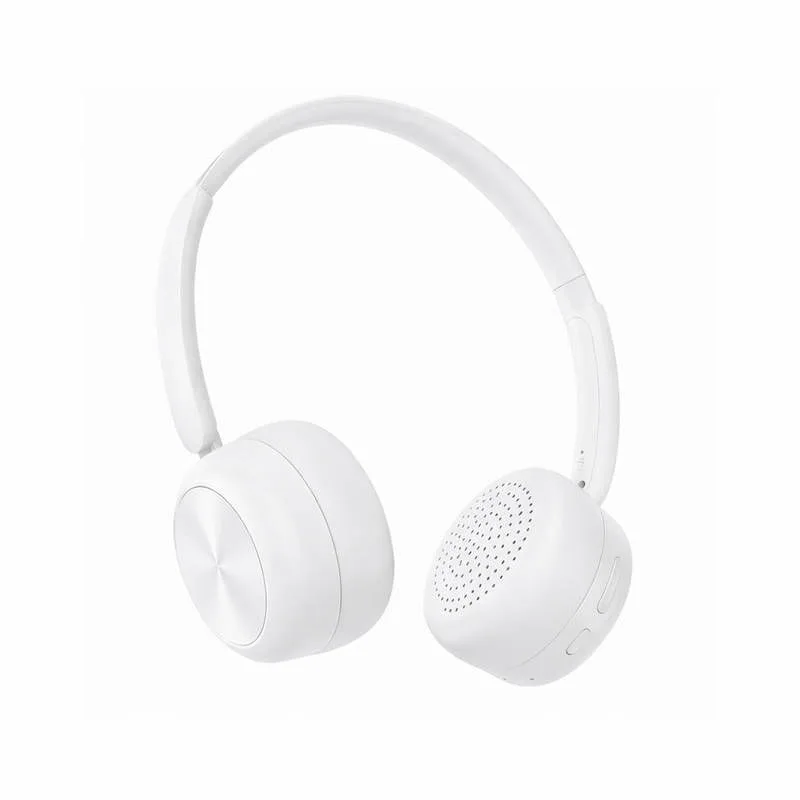 Fone de Ouvido Branco Bluetooth Headphone OnEar Recarregável - B2