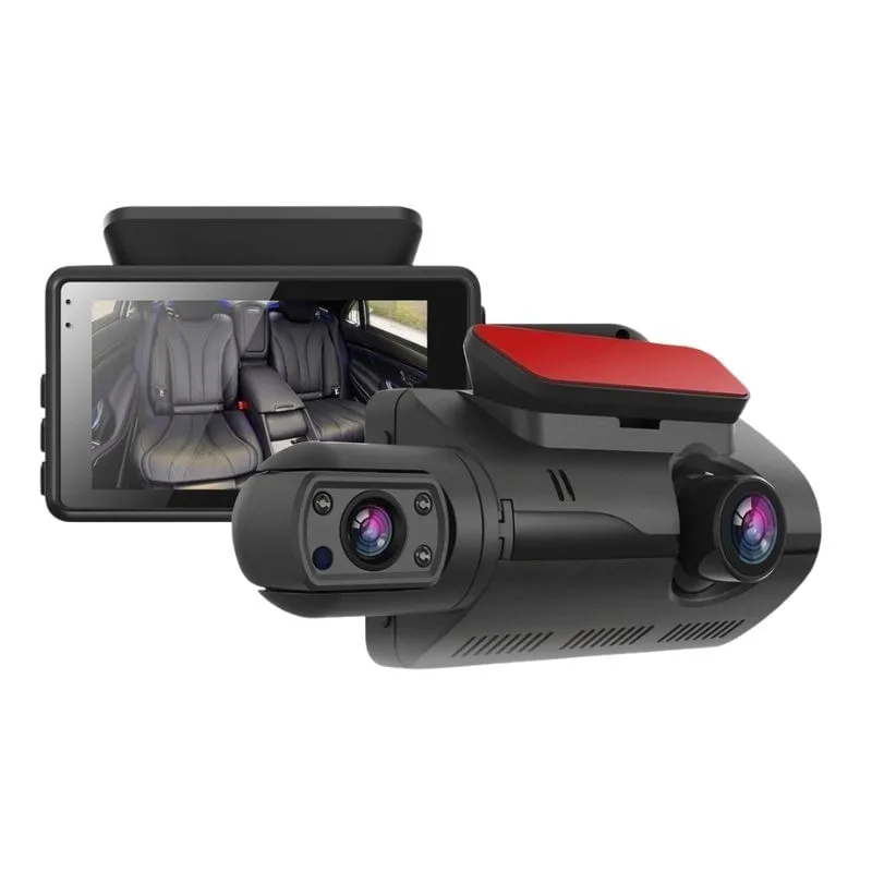 Câmera de Vídeo Veicular HD Frontal e Interna Visão Noturna - B2