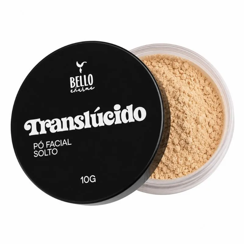 Pó Facial Solto Translúcido 10g Acabamento Natural Aveludado