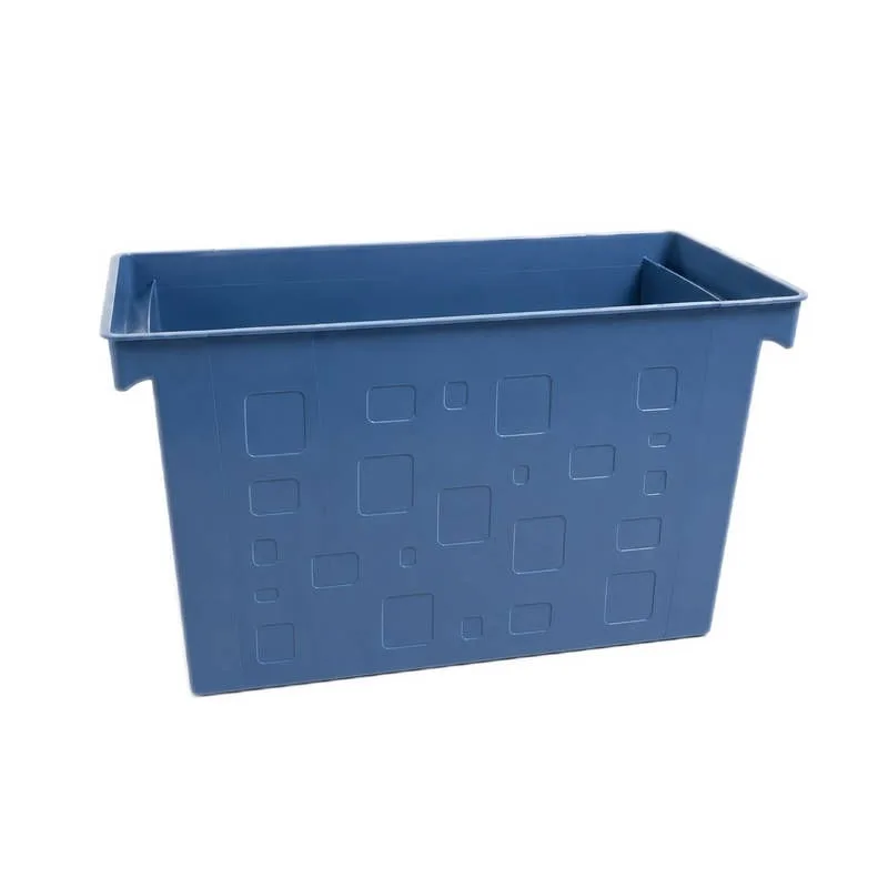 Kit 06 Caixas Multiuso Organizador Retangular 21 Litros Azul - DELLO