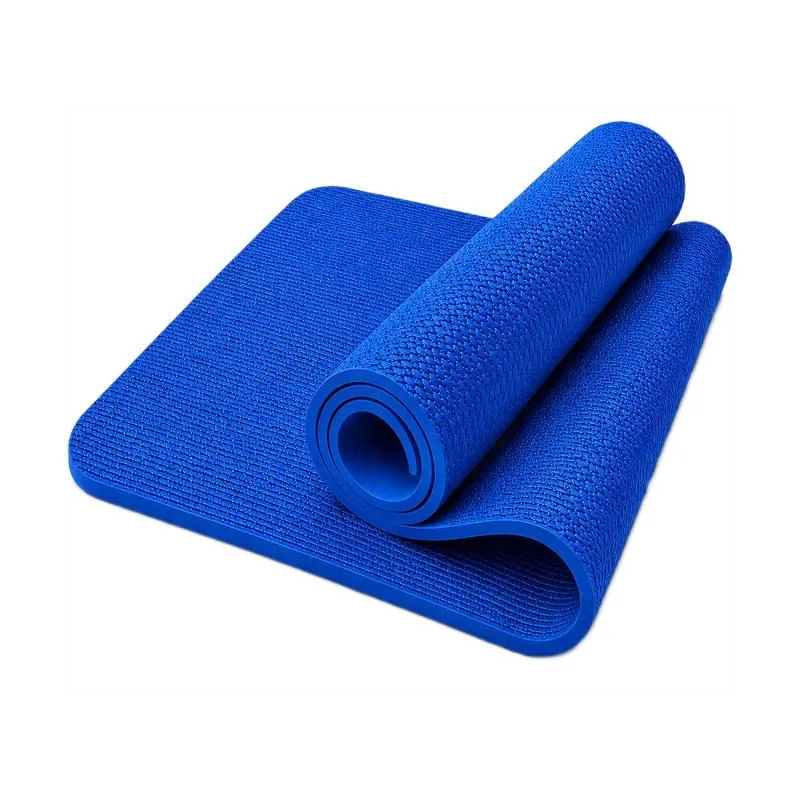 Tapete Azul de Yoga Alongamentos Pilates Antiderrapante - B2