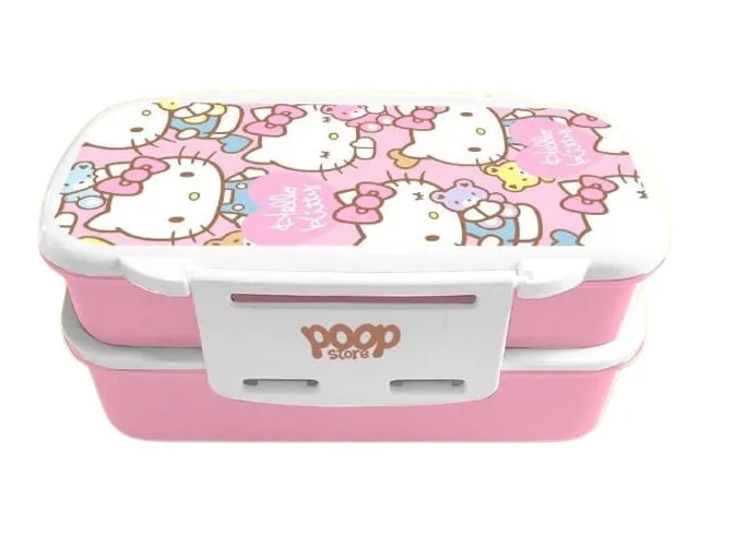 Marmita Dupla Com Talher Hello Kitty Cute - LC