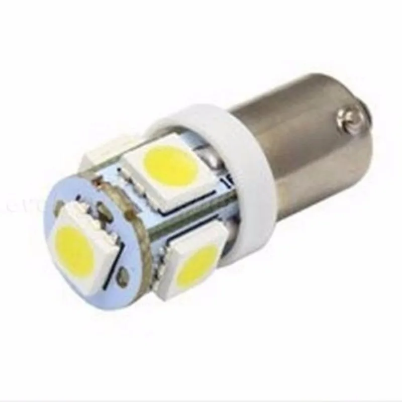 Lâmpada LED Veicular T11 T4W BA9S Pingo 5SMD 5050 Circular 1 Polo
