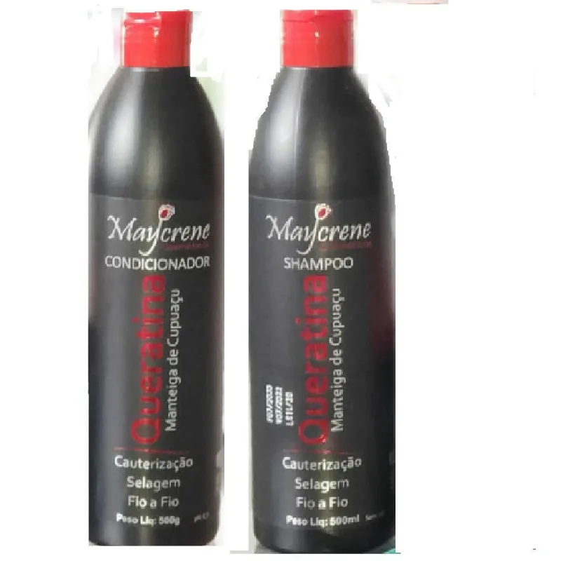 Kit Maycrene Queratina E Manteiga De Cupuaçu Sham + Condi