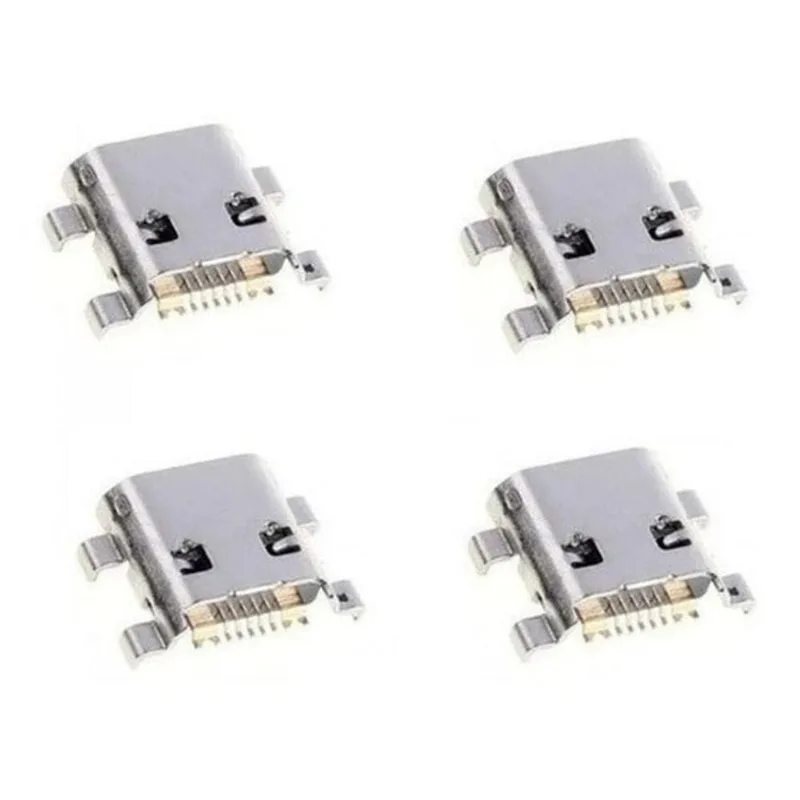 Kit 4 Conector Carga Usb Compatível Galaxy S3 Mini Gt I8190