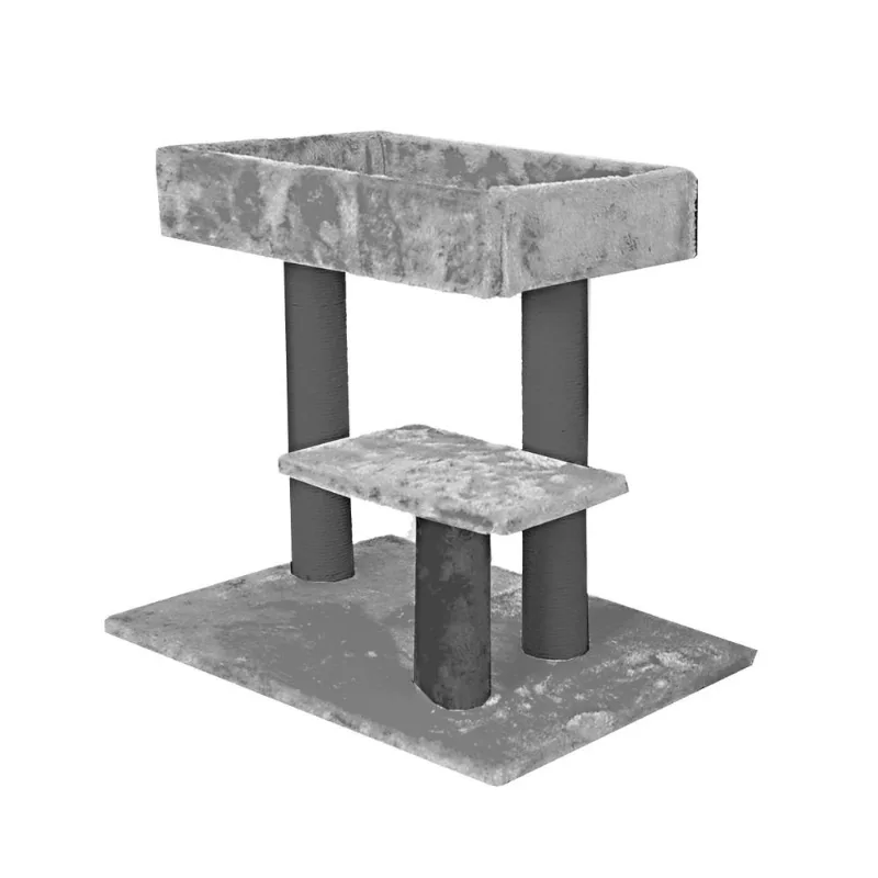 Cama para gato suspensa com arranhador Brinquedo interativo C