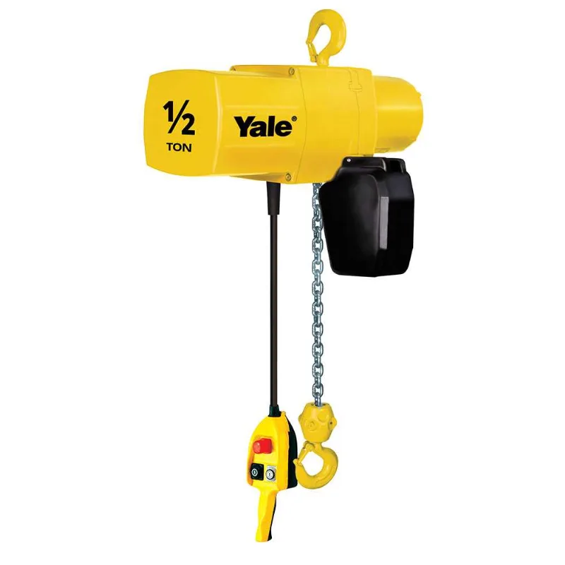 Talha elétrica de corrente YJL 0,5 T 440V~ 6 metros de corrente - YALE