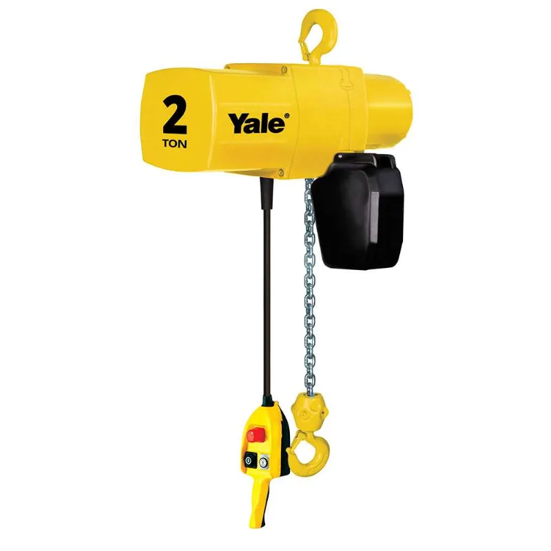 Talha elétrica de corrente YJL 2,0 T 440V~ 6 metros de corrente - YALE