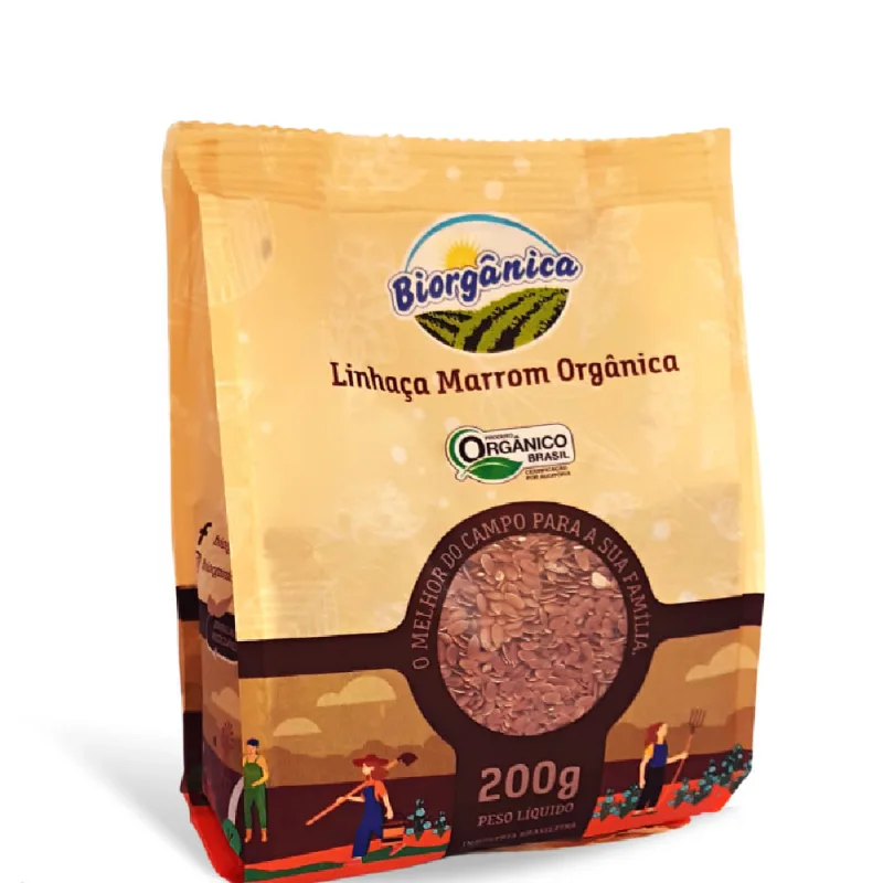 Linhaça Marrom Biorgânica Orgânica 200g