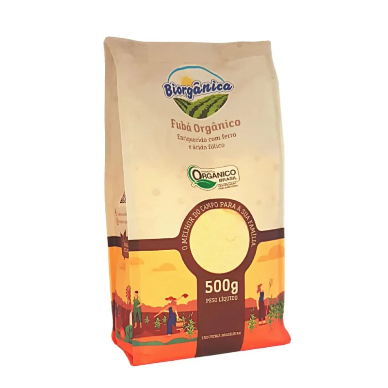 Fubá de Milho Biorgãnica Orgânico 500g - Biorganica