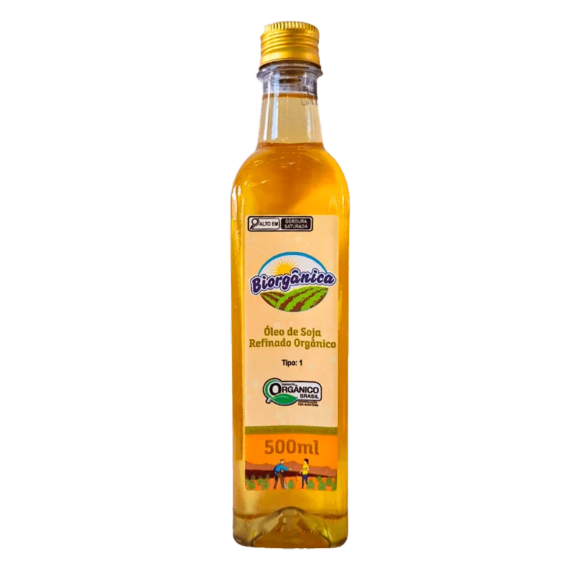 Óleo de Soja Orgânico Biorgânica Frasco 500ml