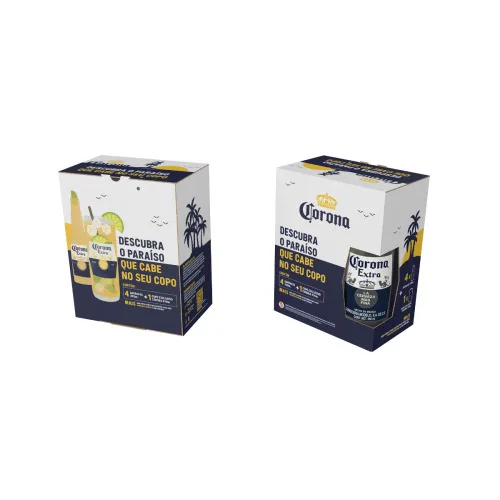KIT CERVEJA CORONA LN 330ML COPO CORONA 473ML - CORONA