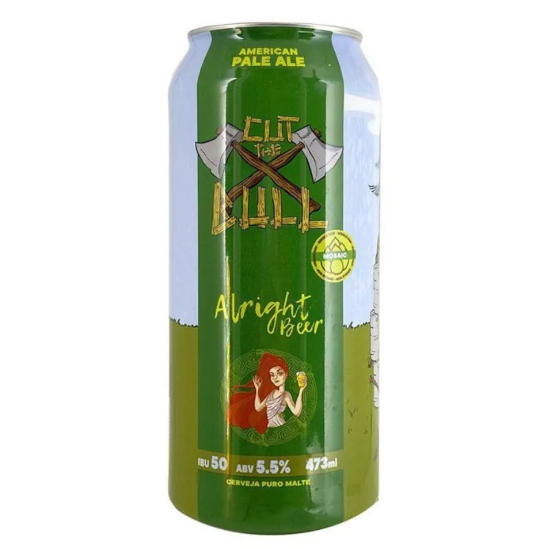 Cerveja Alright Cut The Bull Lata 473ml - ALRIGHT