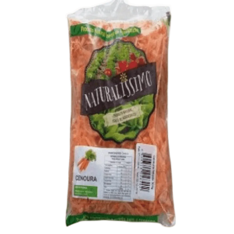 Cenoura Naturalissimo Fatiada 300g - NATURALISSIMO